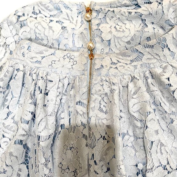 Chicwish blue lace skirt set - seen on ExtraPetite - Picture 6 of 6